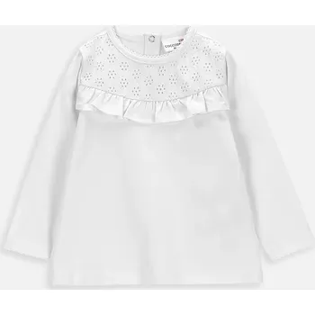 Pánské tričko Bílé tričko pro holčičku, velikost 80 Coccodrillo