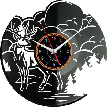 Hodiny Jelen Nástěnné Hodiny Vinylová Deska Moderní Dekorativní Dárek