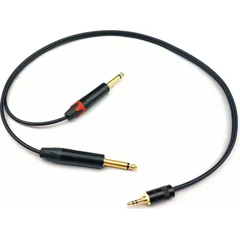 Audio kabel Kabel LGJ Group SOMMER 2x Jack 6,3mm na mini Jack NEUTRIK 5m jack 6,3 mm - minijack 3,5 mm, délka 5 m