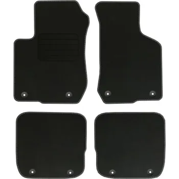 autokoberec Velurové autokoberce s upevněním v sadě Edecor