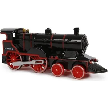 autíčko Siva lokomotiva s natahováním + světlem a zvukem