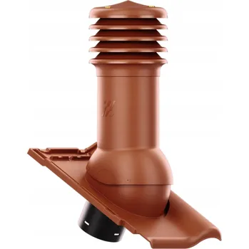 Vrták Větrací komín fi150 HiVent pro střešní tašky KORAMIC ALEGRA 9, cihlová