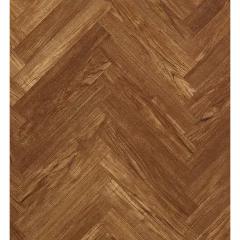 laminátová podlaha BerryAlloc Vzor Rybí kost Chateau Teak Brown