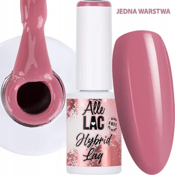 Přípravek na nehty Hybridní lak ALLELAC 6g LED/UV Gel Polish Flash Pink Soft Berry Růžový