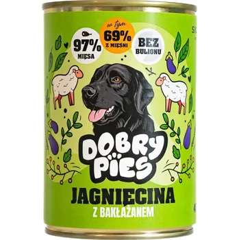 Krmivo pro psa Dobry Pies Jehněčí s lilkem 400g