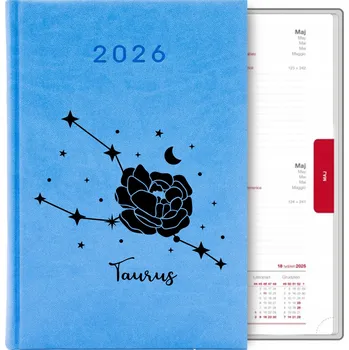 Kalendář Knižní kalendář 2026 A5 modrý