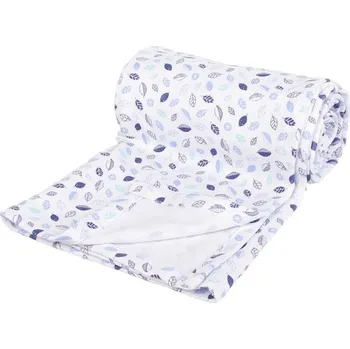 Dětská deka Kaarsgaren Letní deka 150x200cm modré lístky