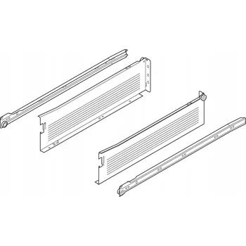 Nábytkové kování BLUM 320K5500C15 šuplík METABOX částečný výsuv, 550mm V=118mm, krémová
