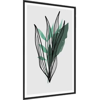 Obraz Plakát na zeď MINIMALISTICKÉ Listy Linie 50x70