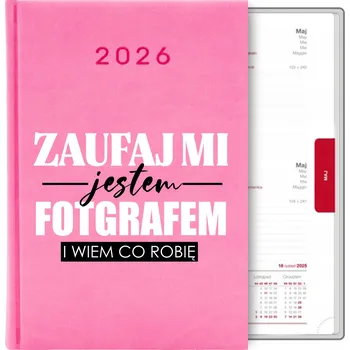 Kalendář Knižkový kalendář 2026 A5 růžový