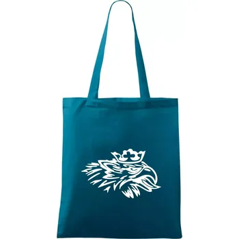 Rozezlený orel - Taška bavlněná - 42 x 38 cm ( Petrolejová )
