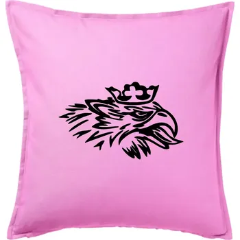 Polštář Rozezlený orel - Polštář 50x50 - 50x50 - Pouze potah ( Růžová )
