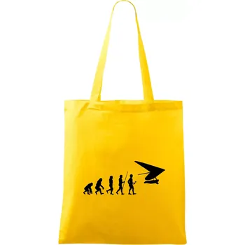 Evoluce rogalo - Taška bavlněná - 42 x 38 cm ( Žlutá )