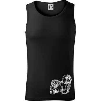 Pánské termoprádlo Shih-tzu - chlupatý - Tílko pánské Core - S ( Černá )
