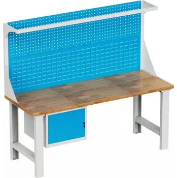 Dílenský stůl Enprag Dílenský montovaný pracovní stůl s nástavbou EN_121D_FP