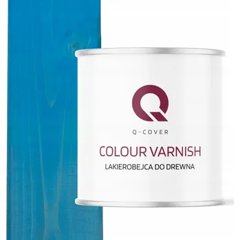 Lak na dřevo Lazurovací lak Q-COVER 2,5 l modrá polomatná