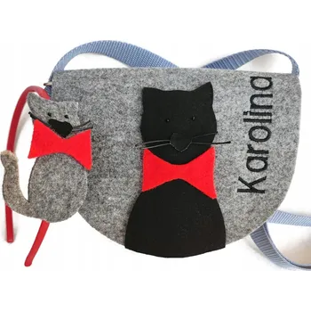 Kabelka Dětská kabelka Tomasz Siekański černá, červená, odstíny šedé a stříbrné