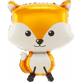 Balónek Fóliový balónek Liška Liška 49x68cm Narozeniny První rok WOODLAND Lesní zvířata