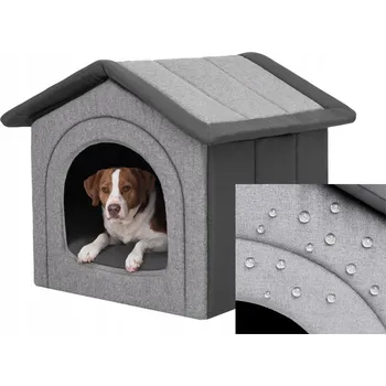Pelíšek pro psa Bouda pro psa – Pelíšek, Měkká bouda, Domeček, Lůžko, Doggy 38x32x38 cm