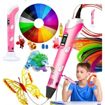 3D Propiska Tiskárna pro děti + Sada Filamentů 21 Barev Dárek Pen