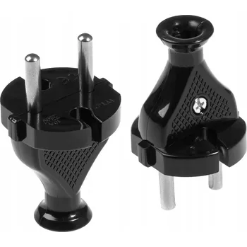 Elektrická zásuvka Zásuvka wt-2 černá