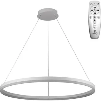 TopLux FINO-W-80 bílý 55W 80cm CCT+DIM stmívatelný závěsný stropní lustr s dálkovým ovladačem J4309/W