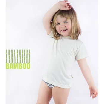 FARMERS® Dětské bambusové tričko - různé barvy Barva: Přírodní neběle, Velikost: 80