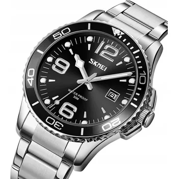 Hodinky Pánské hodinky / SKMEI / stříbrné / náramek / analogové / datumovka