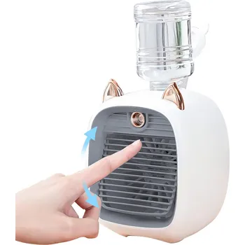 Domácí ventilátor Mini ventilátor Zree Z NAWILŻANIEM - bílý