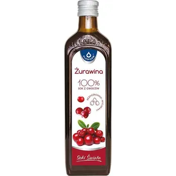 Brusinková ovocná šťáva 100% 490 ml