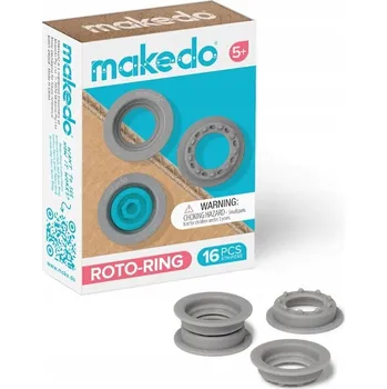ostatní stavebnice Sada otočných kroužků Roto-Ring Makedo 16 ks
