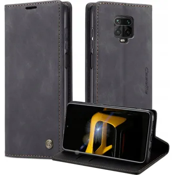 Pouzdro na mobilní telefon Flipové pouzdro Nanga pro Xiaomi Redmi Note 9 Pro, černé