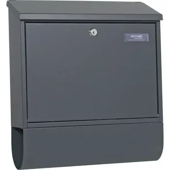 Poštovní schránka Rottner Villa Spezial-Set poštovní schránka antracit s boxem na noviny