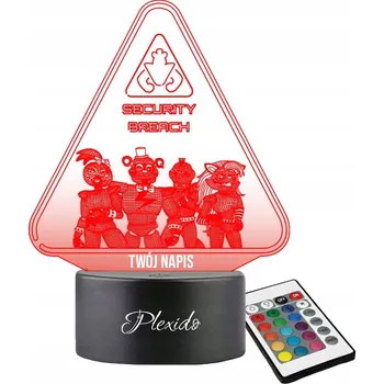 Lampička Plexido vícebarevná Noční lampa