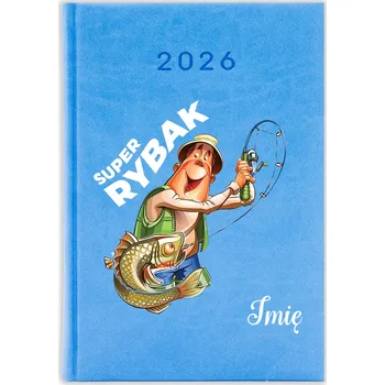 Kalendář Knižkový kalendář 2026 A5 FunnyCase modrý