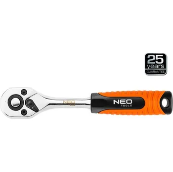 Závitořezný nástroj NEO TOOLS 08-521 ráčna 1/2" s pojistkou a přepínací páčkou 45z