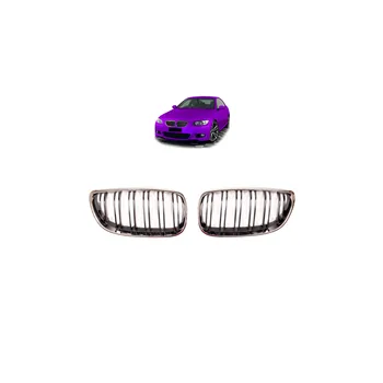 Kapota MTUNING Přední maska, ledvinky BMW 3 (E92) Coupe (E93) Convertible Pre-Facelift 2005-2010 Dual Line, chrom černá