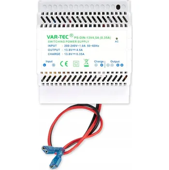 spínaný zdroj PS-DIN-13V4,5A(0,35A) - zálohovaný zdroj DIN 5M