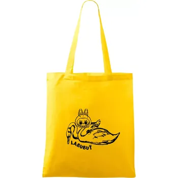 Labubuť - Taška bavlněná - 42 x 38 cm ( Žlutá )