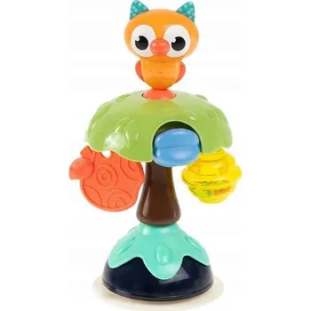 Hračka pro miminko Chrastítko Sova s přísavkou DÁREK Zábava