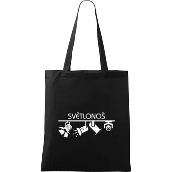 Osvětlovač - světlonoš - Taška bavlněná - 42 x 38 cm ( Černá )
