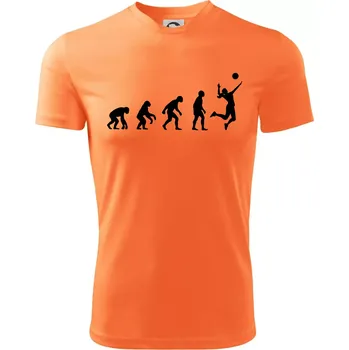 Evoluce volejbal culík - Dětské triko sportovní (dresovina) - 158 cm/12 let ( Neon mandarine )