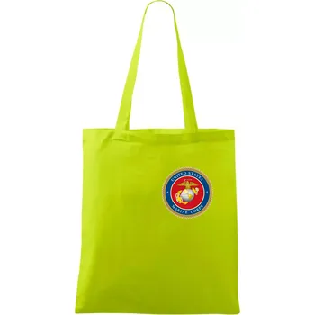 United States Marine Corps barevné - Taška bavlněná - 42 x 38 cm ( Limetková )