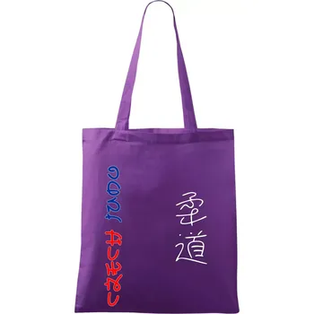 Judo Czech - Taška bavlněná - 42 x 38 cm ( Fialová )