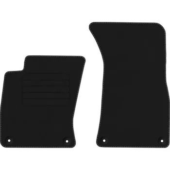 autokoberec Velurové autokoberce s upevněním v sadě Edecor