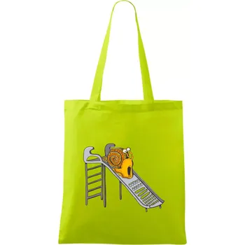 To bude ale drsný nářez (Pecka Design) - Taška bavlněná - 42 x 38 cm ( Limetková )