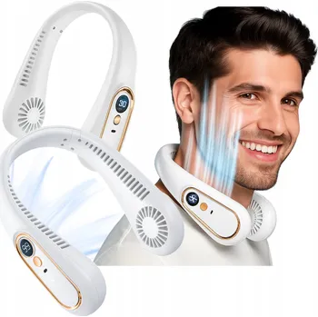 Domácí ventilátor Mini ventilátor Yifeng WENTYLATOR NA SZYJĘ KARK biały Bezłopatkowy bílý