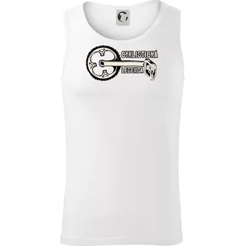Cyklistická legenda - Tílko pánské Core - XL ( Bílá )