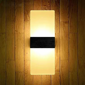 Nástěnné svítidlo Nástěnná LED lampa Nástěnné svítidlo 12W Teplé světlo