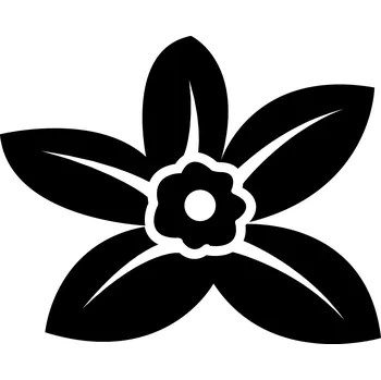 Samolepící dekorace Samolepka na stěnu květina 10u 12x15 cm